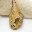 Natural Yellow Opal Pendant Bead 60x36x17mm, 31.5g Online now