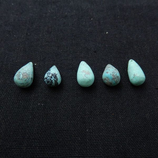 1 PC Natural Turquoise Pendant Bead 18x10mm, 18x9mm Cheap