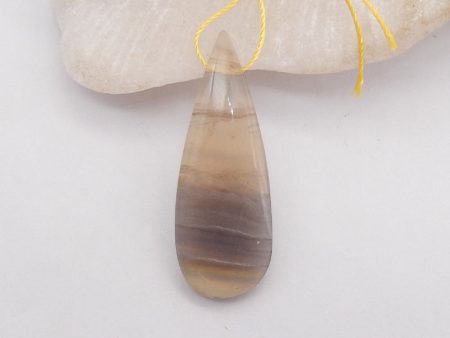 Unique Pendant! 1 PC Natural Fluorite Gemstone Teardrop Gemstone Pendant, Drilled Gemstone Pendant, Gem Jewelry Gift, Jewelry DIY Making,42x14x6mm, 7.5g Online now