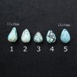 1 PC Natural Turquoise Pendant Bead 17x10mm, 15x10mm Online Sale