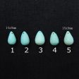 1 PC Natural Turquoise Pendant Bead 14x8mm, 15x9mm For Cheap