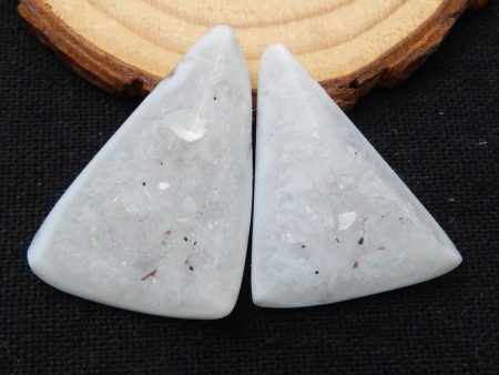 2 PCS Natural Drusy Agate Pendant Beads 35x24x9mm, 31x23x9mm, 13.8g For Discount