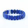 Natural Lapis Lazuli Bracelet 14*9*6mm, 21cm length, 38.5g Hot on Sale