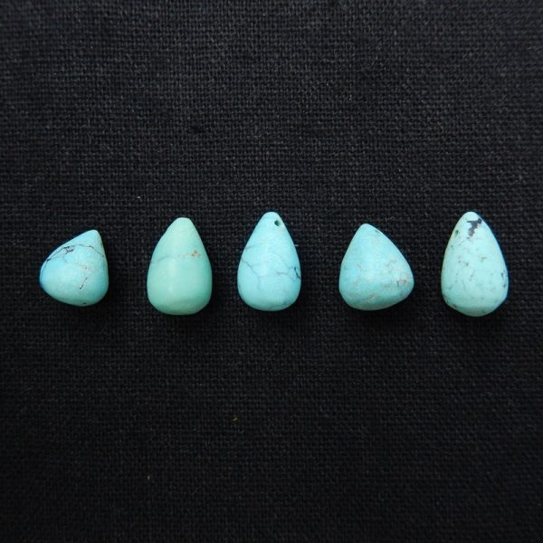 1PC Natural Turquoise Pendant Bead 11x9mm, 14x9mm Online Sale