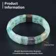 Natural Fluorite Bracelet 18*13*6mm, 20cm length, 54.9g on Sale