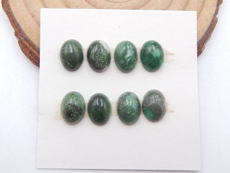 10 PCS Natural Turquoise Cabochons 8X6X3mm, 2.1g Cheap