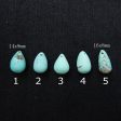 1 PC Natural Turquoise Pendant Bead 14x9mm, 16x8mm Sale