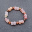 1 Strand Natural Agate Carved bears Beads for Bracelet 16*13*12mm, 7mm, 18cm length, 25.7g Cheap