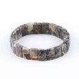 Natural Mushroom Jasper Bracelet 14*9*6mm, 21cm length, 32.7g Discount